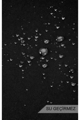 Чехол для стиральной машины, вышитый, из водонепроницаемой ткани, черного цвета-ЧЕРНЫЙ - 2