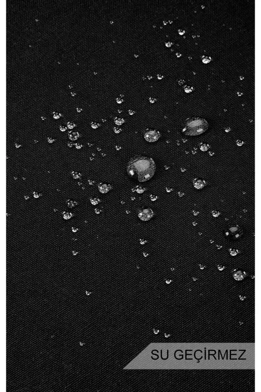 Чехол для стиральной машины, вышитый, из водонепроницаемой ткани, черного цвета-ЧЕРНЫЙ - 2