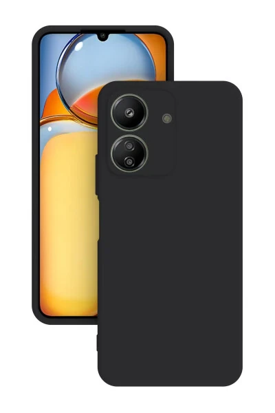 Чехол для Xiaomi Redmi 13C с защитой камеры из силиконовой резины - EONAKS