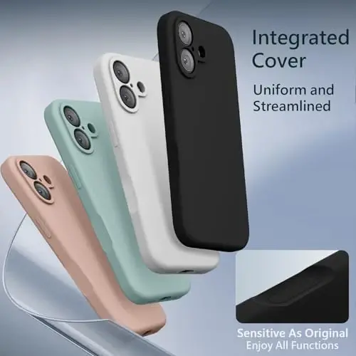 Чехол FireNova Magnetic для iPhone 17, совместимый с MagSafe, [со встроенной силиконовой кнопкой управления камерой] [защита камеры], чехол с защитой от царапин и подкладкой из микрофибры, 6.3