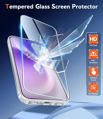 Чехол FNTCASE для Google Pixel 10a: армейская защита от падений, защитная пленка для экрана, защита от пожелтения, прочный ударопрочный бампер, прозрачный чехол (прозрачный) - 4