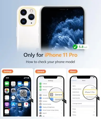 Чехол FNTCASE для iPhone 11 Pro: [Совместимость с Magsafe] Полупрозрачный матовый магнитный чехол для телефона - Защита от падений военного уровня, противоударный защитный чехол для iPhone 11Pro 2019 - Ледяной голубой - 2