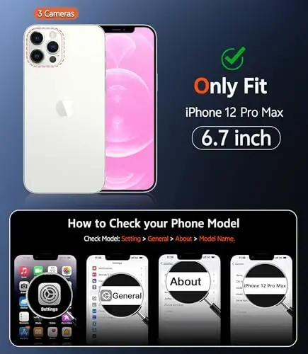 Чехол FNTCASE для iPhone 12 Pro-Max: прозрачный магнитный чехол, совместимый с Magsafe, тонкий, защита от пожелтения, военный стандарт защиты от падений, прочный защитный прозрачный чехол для мобильного телефона (B-Pink) - 2