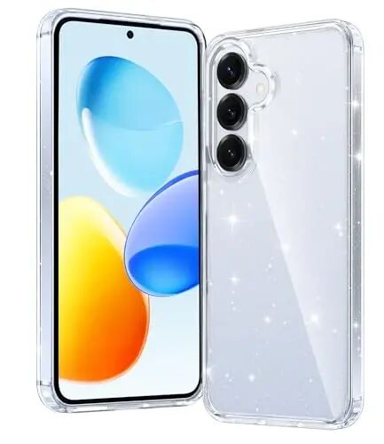 Чехол FNTCASE для Samsung S25 Plus: Ударопрочный защитный чехол военного класса с защитой от падений и пожелтения - Прозрачный чехол - FNTCASE