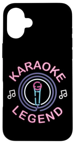 Чехол iPhone 16 Plus Karaoke Singer 80s Retro Karaoke Legend - 1