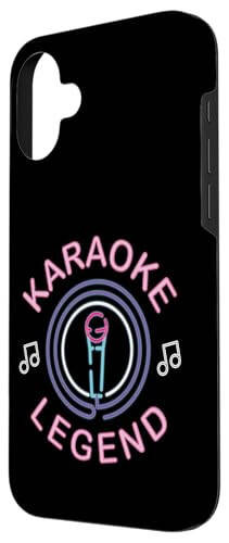 Чехол iPhone 16 Plus Karaoke Singer 80s Retro Karaoke Legend - 2