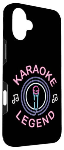 Чехол iPhone 16 Plus Karaoke Singer 80s Retro Karaoke Legend - 3