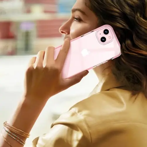 Чехол MATEPROX совместимый с iPhone 15 Plus, тонкий прозрачный чехол-бампер для iPhone 15 Plus 6,7