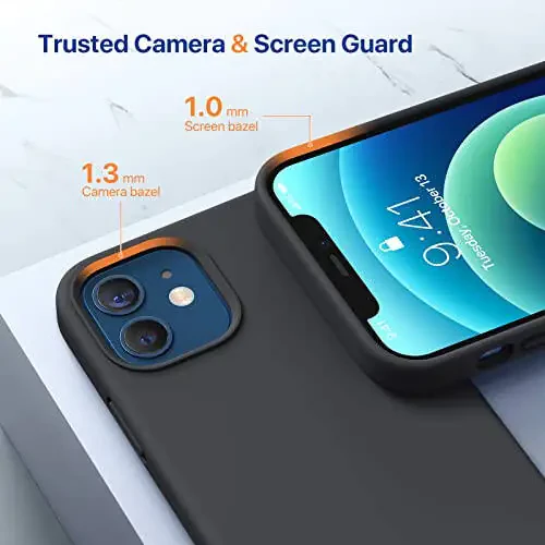 Чехол Miracase для iPhone 12/12 Pro, Черный - 5