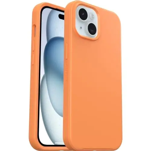 Чехол OtterBox Symmetry Series для iPhone 16e, 15, 14 и 13 — Green Juice (зеленый), совместим с MagSafe, ультратонкий, приподнятые края защищают камеру и экран - 5