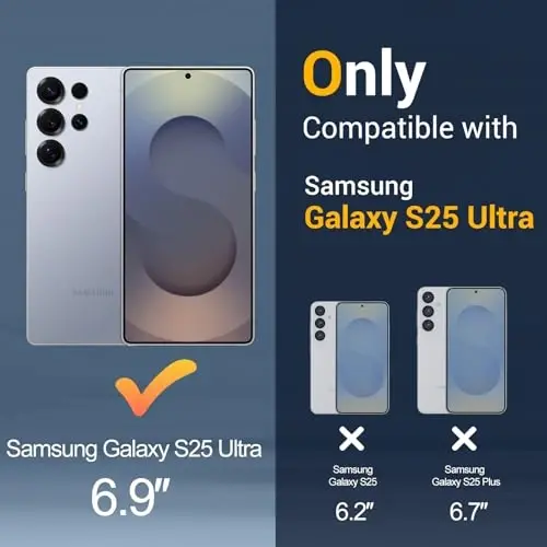 Чехол Temdan для Samsung Galaxy S25 Ultra, тонкий матовый полупрозрачный чехол с шелковисто-мягким покрытием, синий - TEMDAN (1)