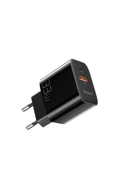 Ch-0921 33w Pd Çift Portlu 1x Type-C 1x USB Girişli Hızlı Adaptör - 6