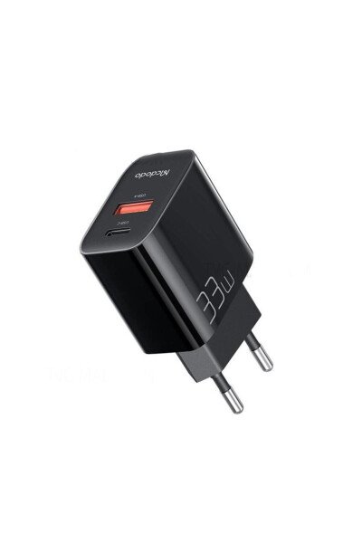 Ch-0921 33w Pd Ikkita Portli 1x Type-C 1x USB Kirishli Tez Adapter - 3