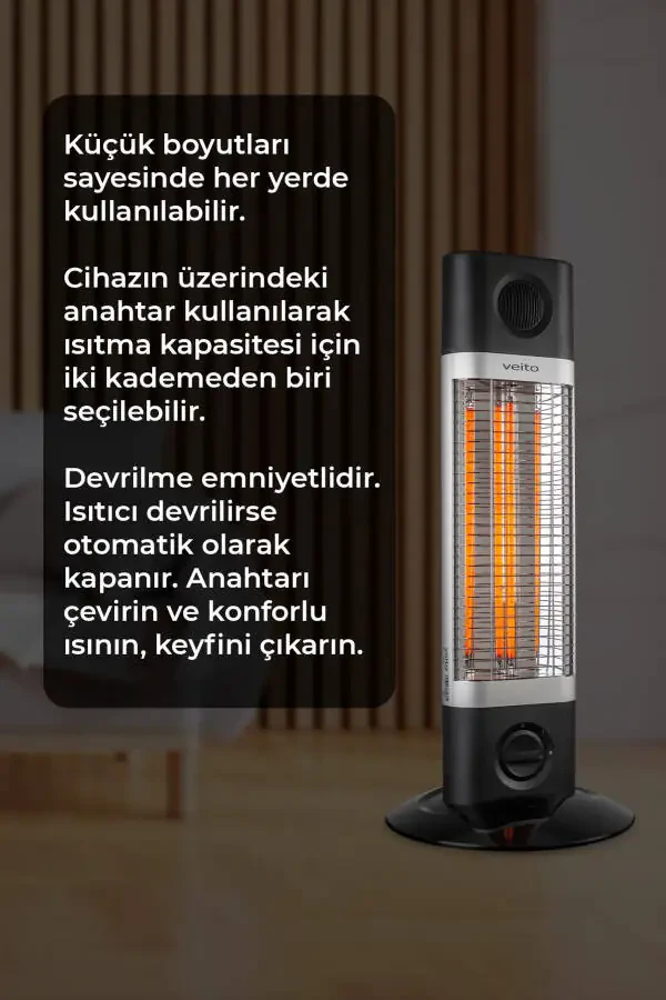 Ch-1200lt 2 bosqichli 1200 Vt karbonli infraqizil isitgich - 3