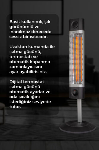Ch1800-re 1800 vattli masofadan boshqariladigan uglerod infraqizil isitgich - 3