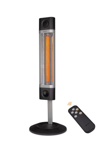 CH1800 RE BioCarbon Infrared Isıtıcı 1800 Watt - Uzaktan Kumandalı - SİYAH - 1