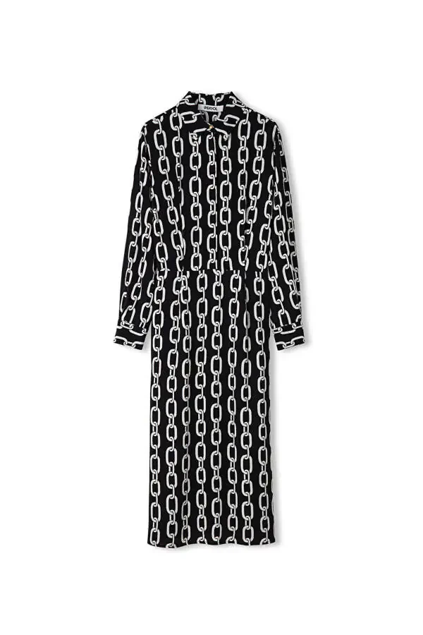 Chain Pattern Dress - 3