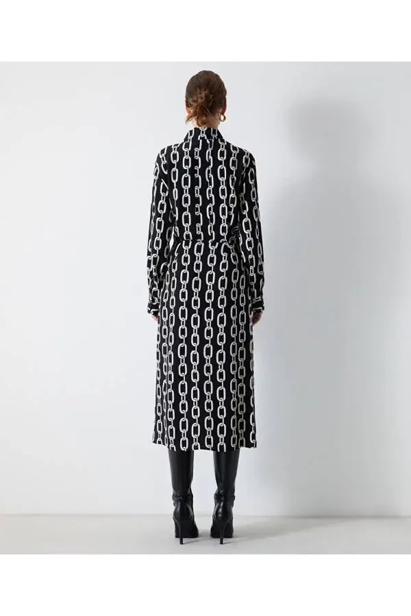 Chain Pattern Dress - 8