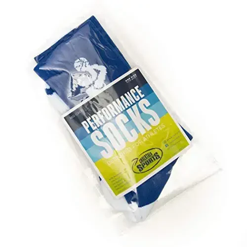 ChalkTalkSPORTS Basketball Performance Crew Socks - Jump Shot - Youth & Adult - Elite Basketball Mid-Calf Socks - 6