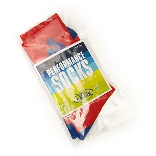 ChalkTalkSPORTS Basketball Performance Crew Socks - Jump Shot - Youth & Adult - Elite Basketball Mid-Calf Socks - 5