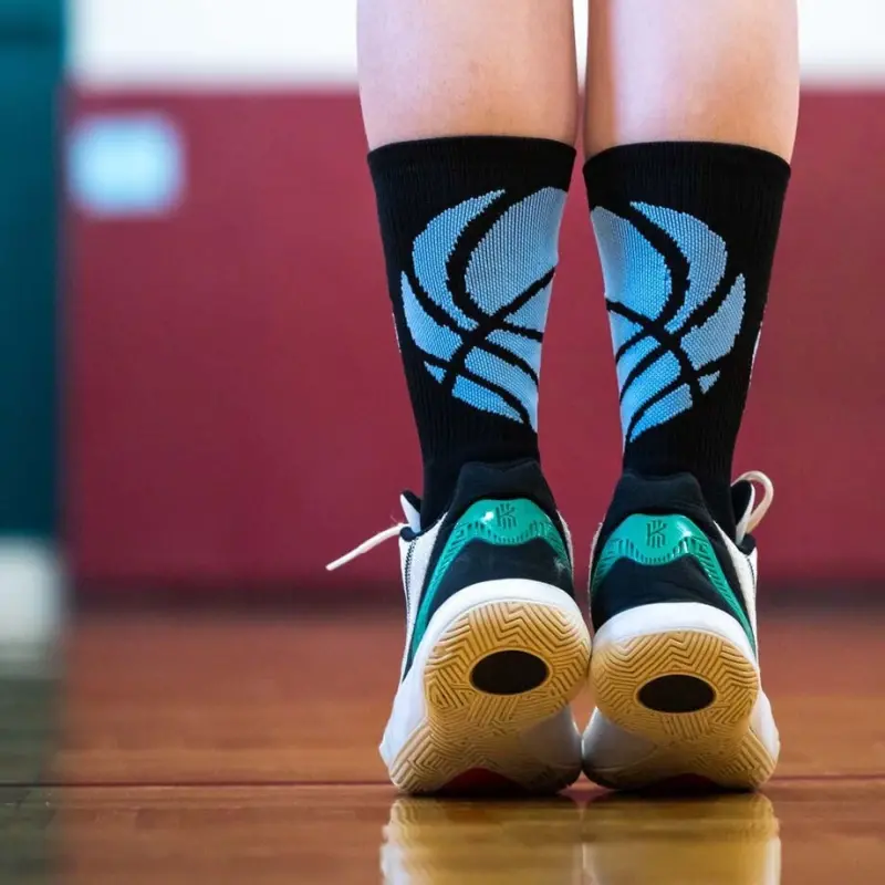 ChalkTalkSPORTS Basketball Socks - Cushioned Mid-Calf Crew - Youth & Adult | Moisture-Wicking Performance Blend, Athletic Basketball Gear, Stay-Up Technology, Arch Support, Breathable, Boys and Men - 2