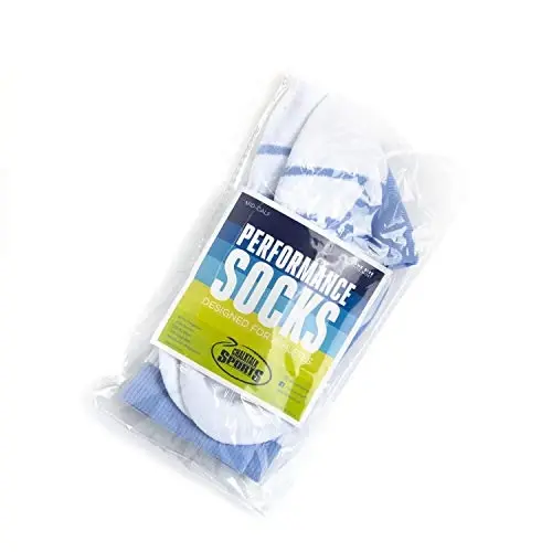 ChalkTalkSPORTS Basketball Socks - Cushioned Mid-Calf Crew - Youth & Adult | Moisture-Wicking Performance Blend, Athletic Basketball Gear, Stay-Up Technology, Arch Support, Breathable, Boys and Men - 5