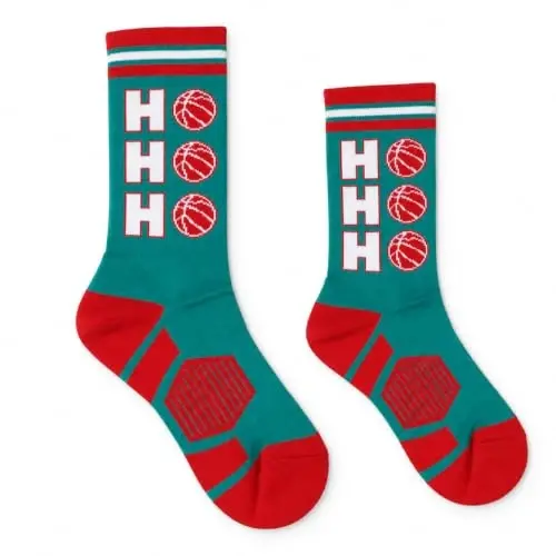 ChalkTalkSPORTS Basketball Socks - Cushioned Mid-Calf Crew - Youth & Adult | Moisture-Wicking Performance Blend, Athletic Basketball Gear, Stay-Up Technology, Arch Support, Breathable, Boys and Men - 3