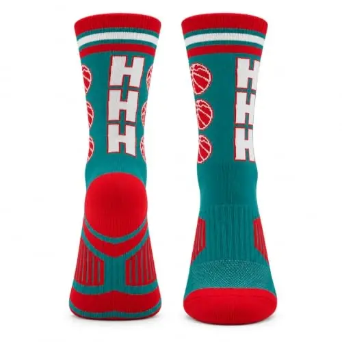ChalkTalkSPORTS Basketball Socks - Cushioned Mid-Calf Crew - Youth & Adult | Moisture-Wicking Performance Blend, Athletic Basketball Gear, Stay-Up Technology, Arch Support, Breathable, Boys and Men - ChalkTalkSPORTS (1)