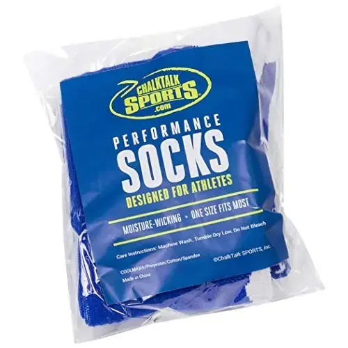 ChalkTalkSPORTS Basketball Performance Crew Socks - Jump Shot - Youth & Adult - Elite Basketball Mid-Calf Socks - 5