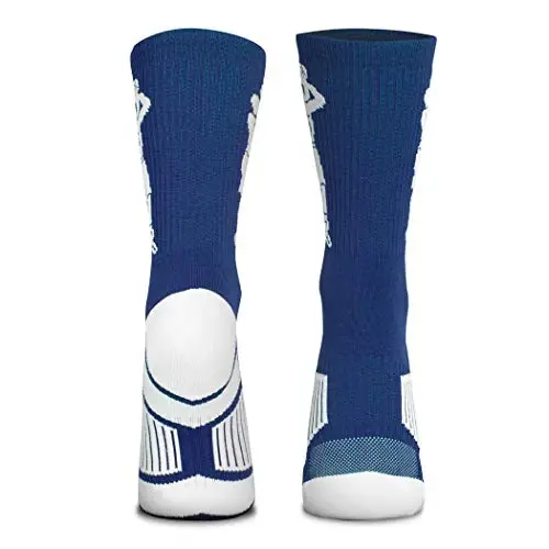 ChalkTalkSPORTS Basketball Performance Crew Socks - Jump Shot - Youth & Adult - Elite Basketball Mid-Calf Socks - 2