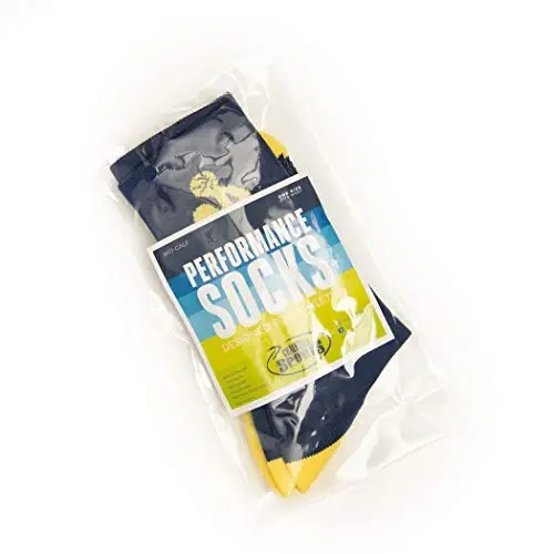 ChalkTalkSPORTS Basketball Performance Crew Socks - Jump Shot - Youth & Adult - Elite Basketball Mid-Calf Socks - 5