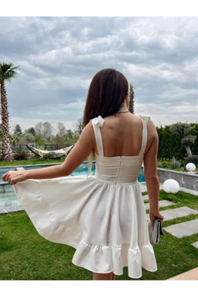 Champ Ruffled Mini Skirt White-white - 6