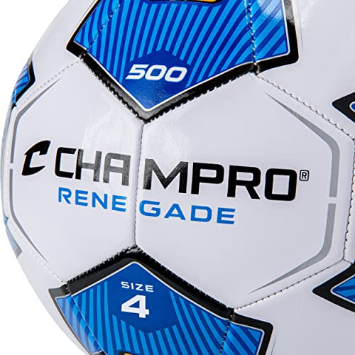 Champro Renegade Futbol Topu, Boyut 4, Kraliyet Mavisi - 2