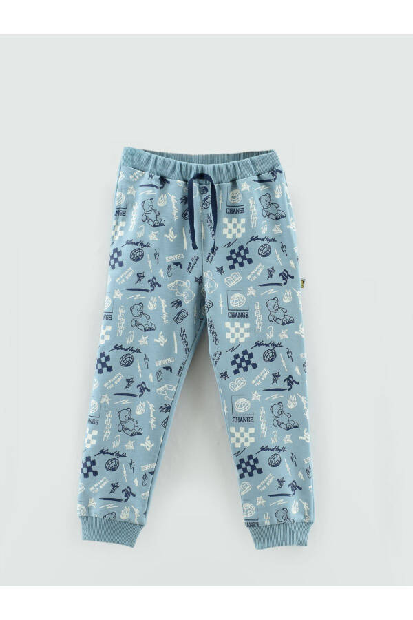 Change Bear Print Boys Sweatpants - 4