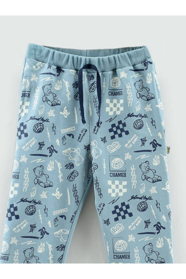 Change Bear Print Boys Sweatpants - 5