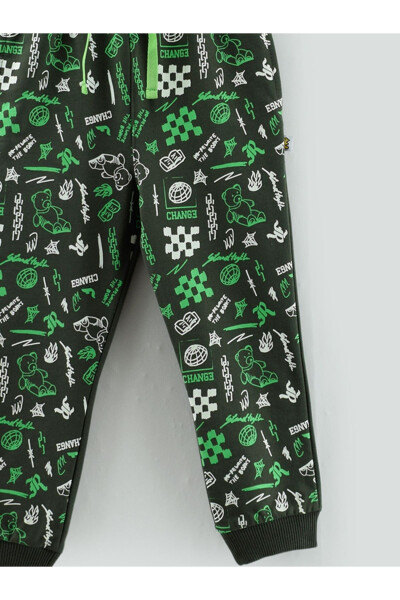 Change Bear Print Boys Sweatpants - 6