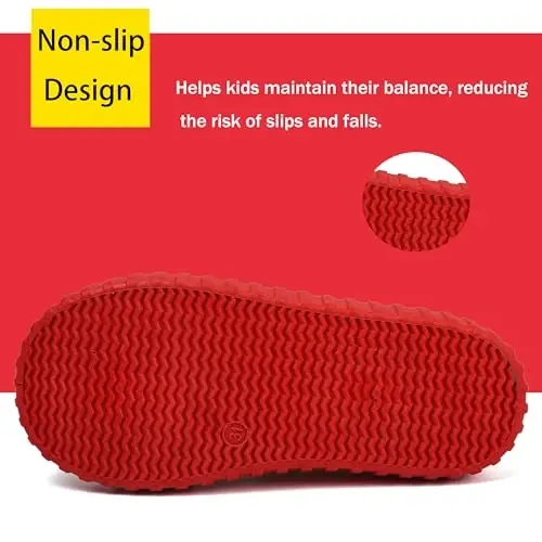Chaoslook Boy's Girl's Toddlers Canvas Shoes Kids (Toddler/Little Kids) | Slip-On Lightweight Sneakers Hook and Loops Skin-Friendly Walking Running Shoes - 4