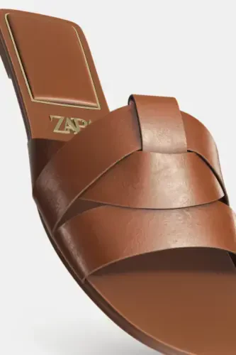 CHAPPAK TEKIS TERI SANDAL-Jigarrang - 7