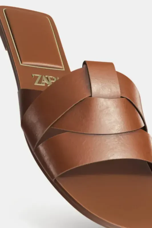 CHAPPAK TEKIS TERI SANDAL-Jigarrang - 7