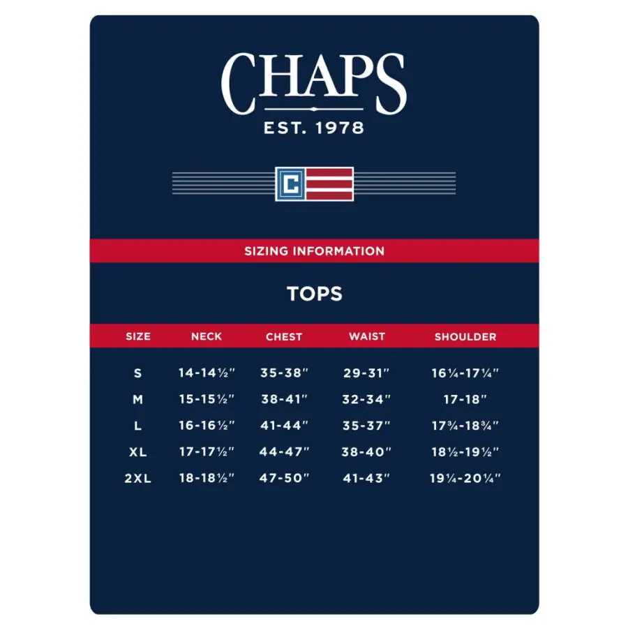 Chaps Men's & Big Men's Everyday Fleece Crewneck Sweatshirt, Sizes S-2XL- - 1