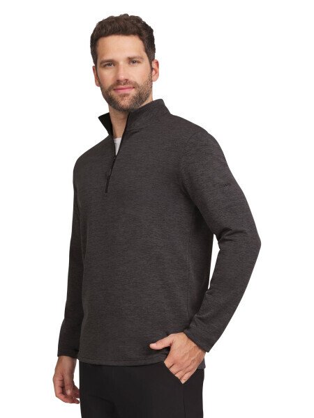 Chaps Golf erkaklar va katta erkaklar uchun mo'ljallangan fleece chorak fermuarli pulover sviter, S-5XL o'lchamlari - 3