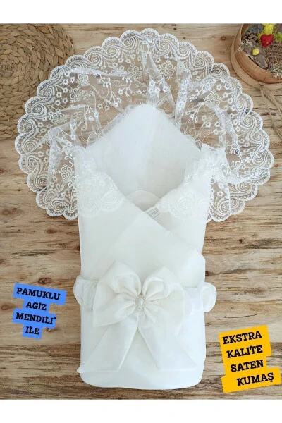 Chaqaloq adyagi Ekru Tashqi Chaqaloq Kundaği Adyagi Kasalxona Chiqishi Mavludlik Sovg'a Paxta - TOMUYCUK