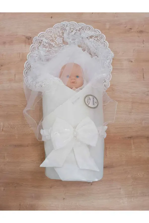 Chaqaloq adyagi Ekru Tashqi Chaqaloq Kundaği Adyagi Kasalxona Chiqishi Mavludlik Sovg'a Paxta - 3