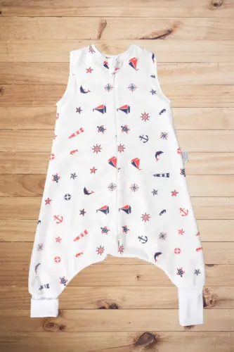 Chaqaloq Bebek Qishki Va Mavsumiy Ikki Qavatli Flannel Uyqu Xaltasi 1 Tog'-Oq - 3