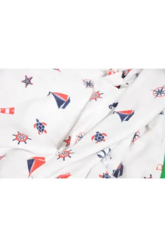 Chaqaloq Bebek Qishki Va Mavsumiy Ikki Qavatli Flannel Uyqu Xaltasi 1 Tog'-Oq - 5