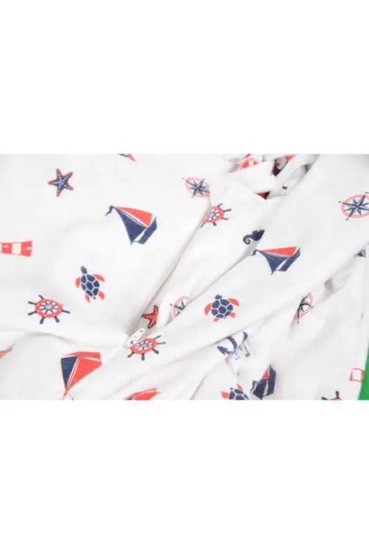 Chaqaloq Bebek Qishki Va Mavsumiy Ikki Qavatli Flannel Uyqu Xaltasi 1 Tog'-Oq - 5