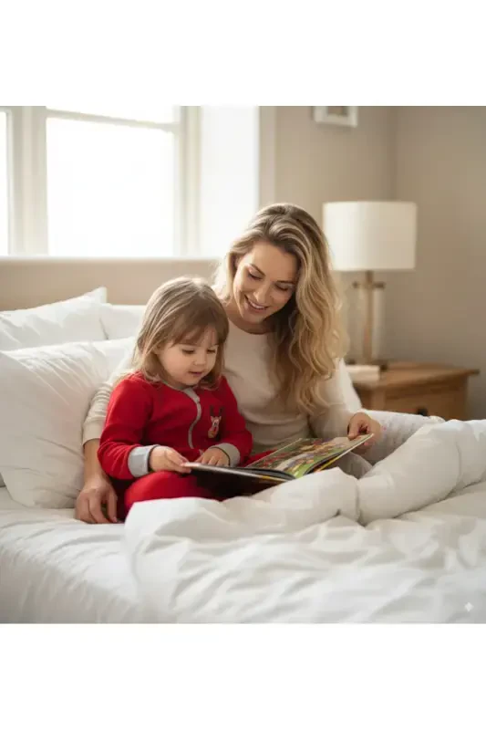 Chaqaloq Bolalar Tikilgan Uzoq Yengli Oeko-tex Mikro Polar Uyqu Kostyumi Tog 2 - 5