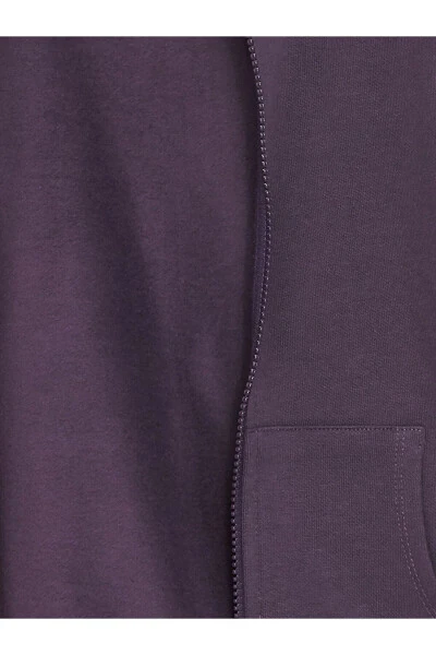 Chaqaloq o'g'il bolalar uchun fermuarlı kaputli sviter - 5