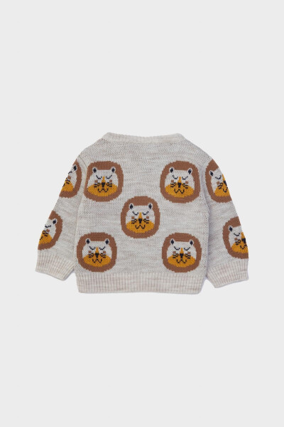 Chaqaloq o'g'il bolalar uchun naqshli ko'ylagi 23FW0LT8405 - LAYETTE (1)