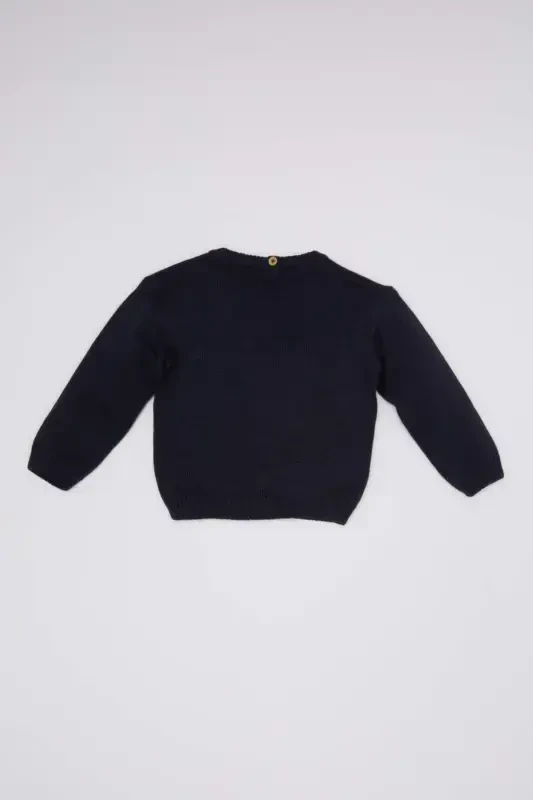 Chaqaloq o'g'il bolalar uchun Yangi yil bosma sviter C8878A524WN - 5